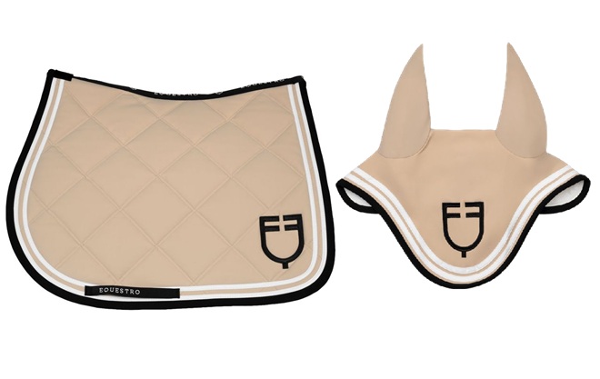 SOTTOSELLA + CUFFIA  EQUESTRO DOUBLE STRPES Sottosella 